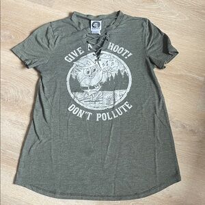 Give A Hoot Don’t Pollute owl shirt